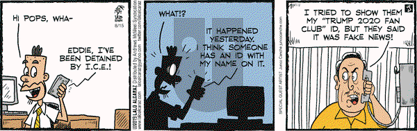 La Cucaracha on Thursday August 15, 2019 Comic Strip