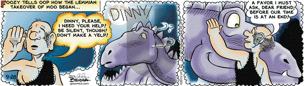 Alley Oop on Monday September 28, 2015 Comic Strip