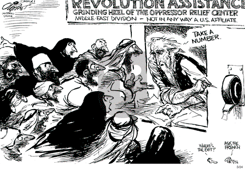 Pat Oliphant on Thursday March 24, 2011 Comic Strip