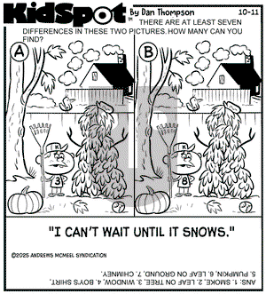 KidSpot on Saturday October 11, 2025 Comic Strip