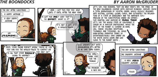 The Boondocks on Sunday December 26, 1999 Comic Strip