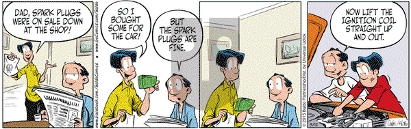 Baldo on Thursday March 12, 2015 Comic Strip