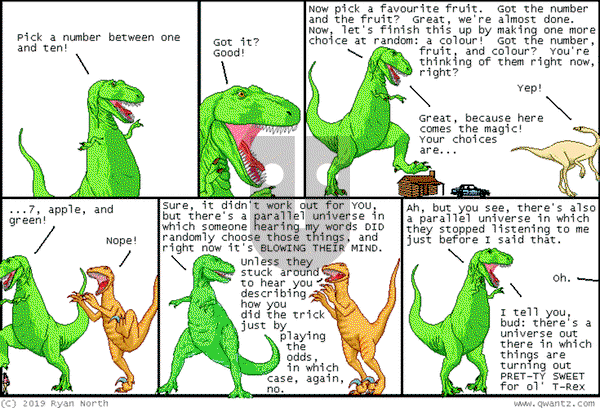 Dinosaur Comics on Wednesday June 11, 2025 Comic Strip