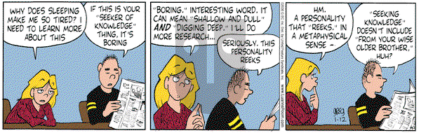 Luann - Thursday January 12, 2006 Comic Strip