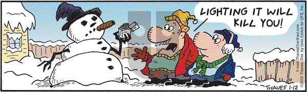 Frank and Ernest on Saturday January 12, 2013 Comic Strip