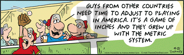 Frank and Ernest - Saturday April 21, 2018 Comic Strip