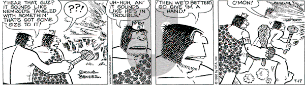 Alley Oop on Friday July 17, 1998 Comic Strip