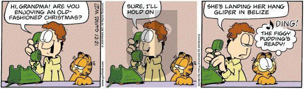 Garfield - Monday December 21, 2009 Comic Strip