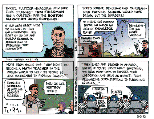 Ted Rall on Friday May 3, 2013 Comic Strip