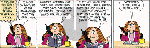 Cathy Classics on Saturday May 5, 2001 Comic Strip
