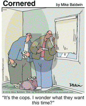 Cornered on Saturday June 9, 2018 Comic Strip