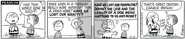 Peanuts on Friday September 9, 1960 Comic Strip