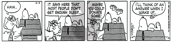 Peanuts - Friday February 6, 1987 Comic Strip