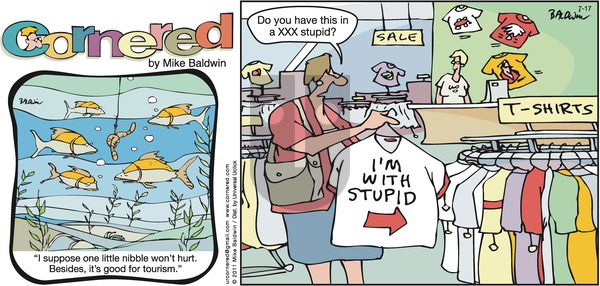 Cornered on Sunday July 17, 2011 Comic Strip