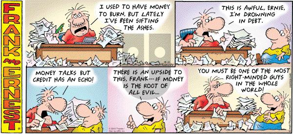 Frank and Ernest on Sunday April 11, 2010 Comic Strip