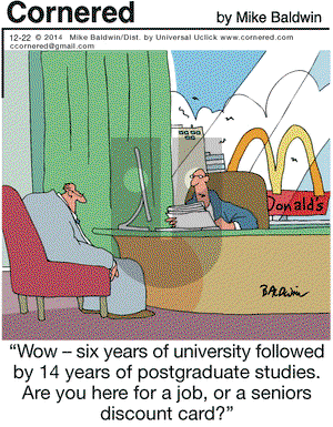 Cornered on Monday December 22, 2014 Comic Strip