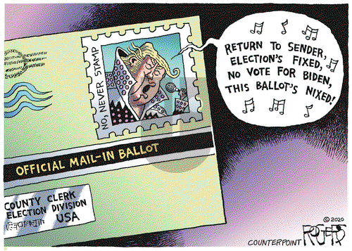Rob Rogers on Tuesday August 4, 2020 Comic Strip