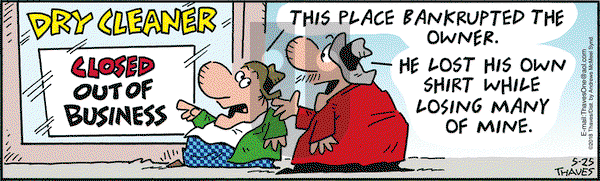 Frank and Ernest on Friday May 25, 2018 Comic Strip