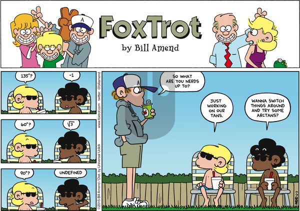 FoxTrot on Sunday June 7, 2015 Comic Strip
