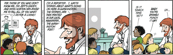 Doonesbury on Friday April 20, 2018 Comic Strip