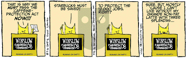 Prickly City on Wednesday July 16, 2008 Comic Strip