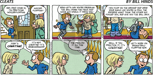 Cleats - Sunday February 20, 2005 Comic Strip