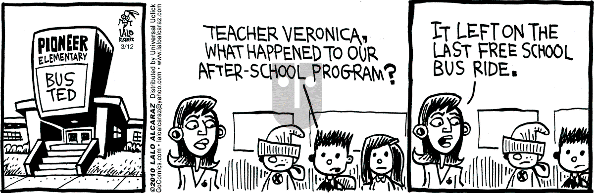 La Cucaracha - Friday March 12, 2010 Comic Strip