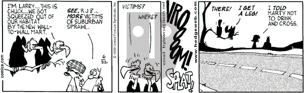 Over the Hedge on Tuesday June 22, 1999 Comic Strip