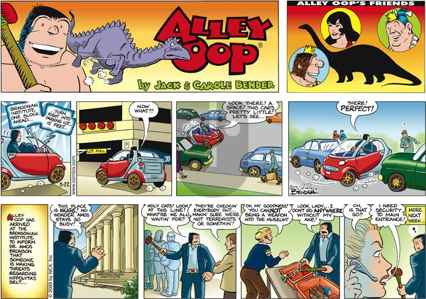 Alley Oop on Sunday March 22, 2009 Comic Strip