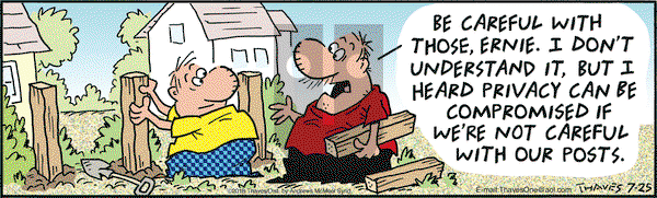 Frank and Ernest on Wednesday July 25, 2018 Comic Strip