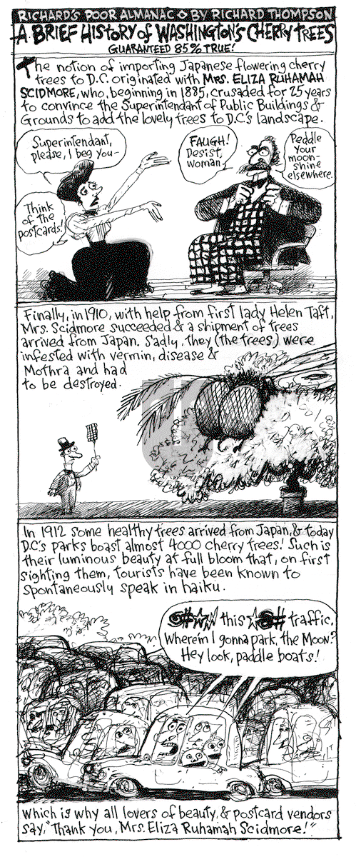 Richard's Poor Almanac on Wednesday January 20, 2016 Comic Strip