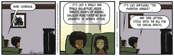 The Boondocks on Monday March 31, 2003 Comic Strip