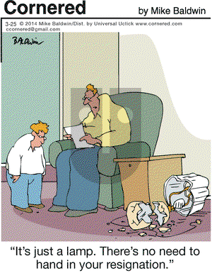 Cornered on Tuesday March 25, 2014 Comic Strip
