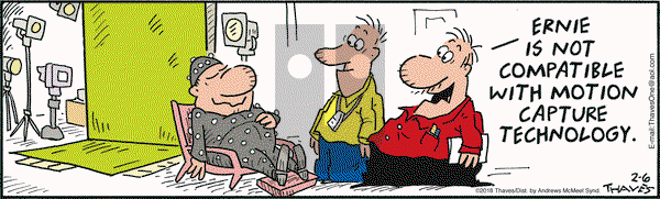 Frank and Ernest on Tuesday February 6, 2018 Comic Strip
