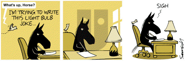 Dark Side of the Horse on Saturday March 17, 2012 Comic Strip