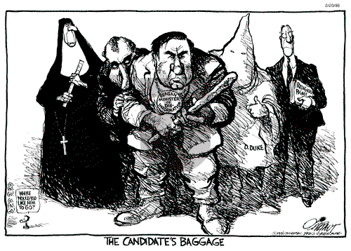 Pat Oliphant on Tuesday February 20, 1996 Comic Strip