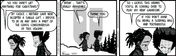 The Boondocks on Thursday July 30, 2009 Comic Strip