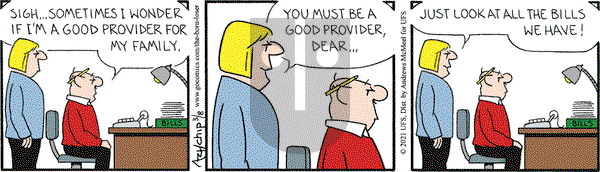 The Born Loser on Monday March 8, 2021 Comic Strip