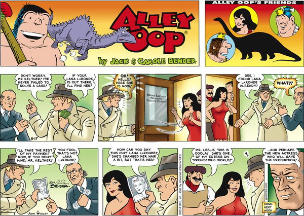 Alley Oop on Sunday August 17, 2014 Comic Strip