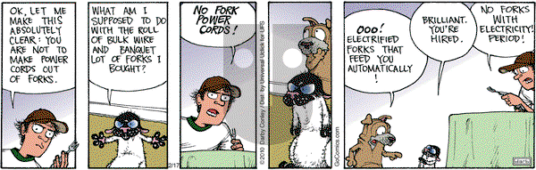 Get Fuzzy on Friday February 17, 2012 Comic Strip