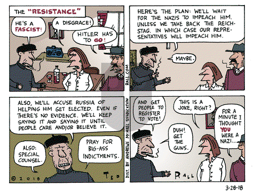 Ted Rall on Wednesday March 28, 2018 Comic Strip