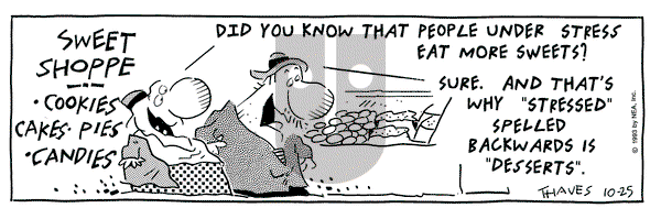 Frank and Ernest on Monday October 25, 1993 Comic Strip