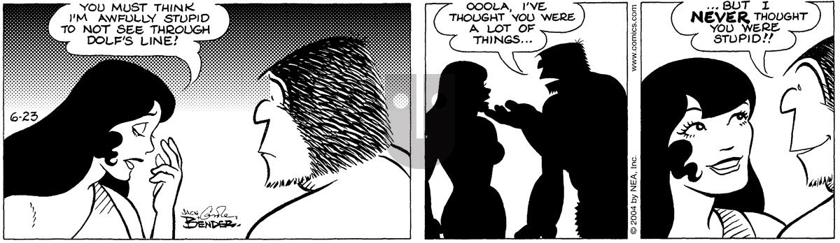 Alley Oop - Wednesday June 23, 2004 Comic Strip