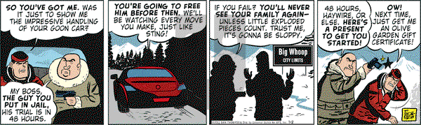 Rip Haywire - Monday January 2, 2012 Comic Strip