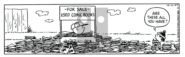 Peanuts - Thursday December 11, 1997 Comic Strip