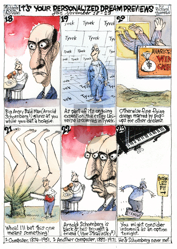 Richard's Poor Almanac on Thursday November 19, 2015 Comic Strip