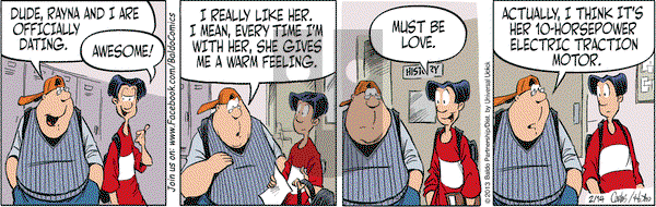 Baldo on Thursday February 14, 2013 Comic Strip