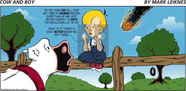 Cow and Boy Classics on Sunday July 2, 2006 Comic Strip