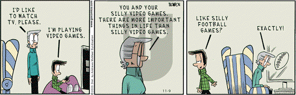 Grand Avenue on Thursday November 9, 2023 Comic Strip