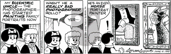 Nancy on Friday June 4, 1999 Comic Strip